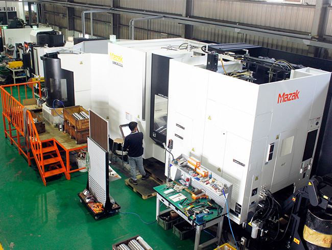 AUTOGRIP® possesses horizontal machining centers for mass production