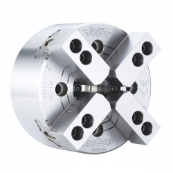 4H/4HA model of Thru-Hole 4 Jaw Power Chuck